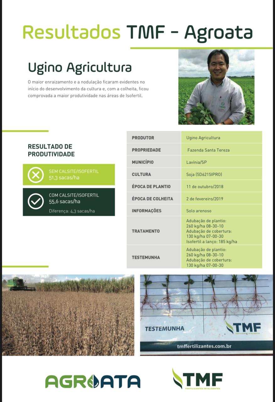 Resultado em campo utilizando Isofertil